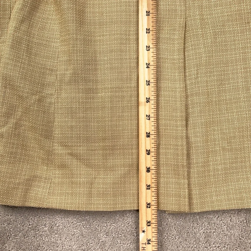 Chaps 1978 Blazer Men 42L Tan‎ Gold Woven Texture Silk Luxury Classic Jacket
